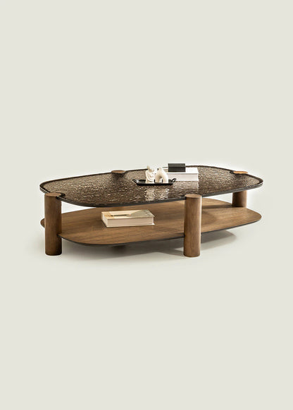 Tigris Orta Sehpa Bronz (90x135x33 cm)