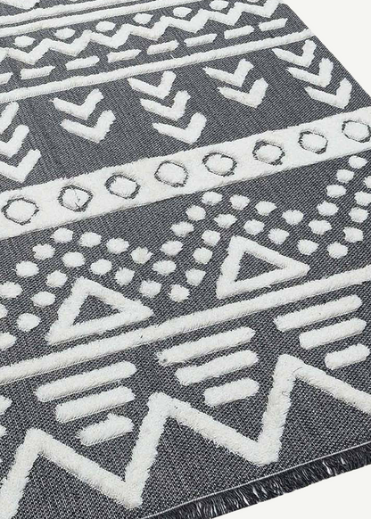 Habitat Modern Kilim Bej (130x190 cm) - 77x300 cm - SİYAH - 2