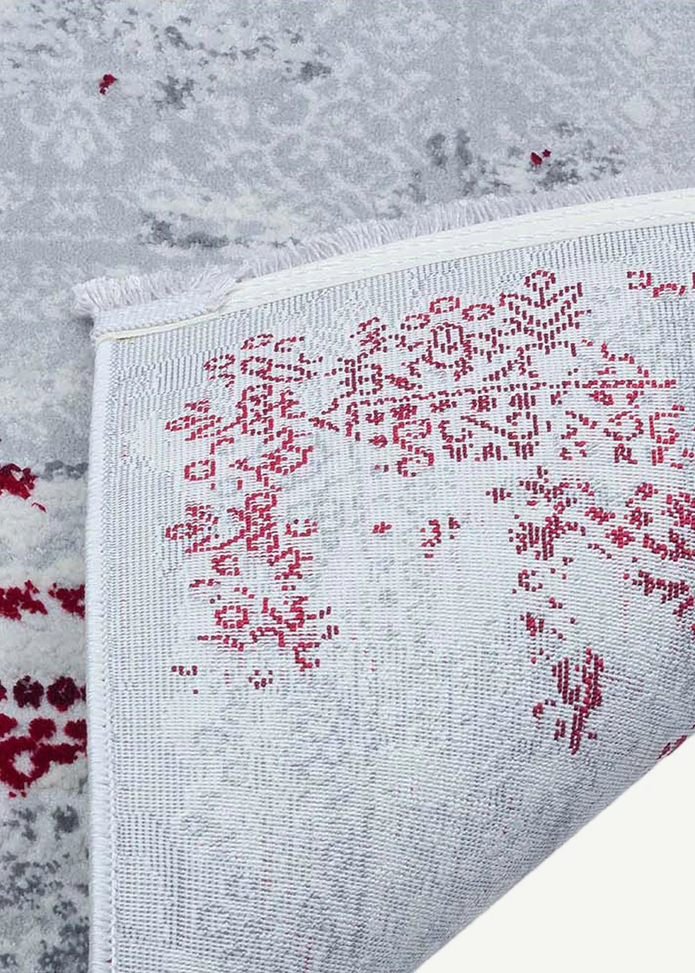 Luxia Modern Halı Bej (80x150 cm) - 80x300 cm - KIRMIZI - 2