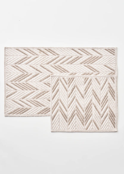 %100 Pamuk Corner Paspas Takımı Vizon (60x100 cm)