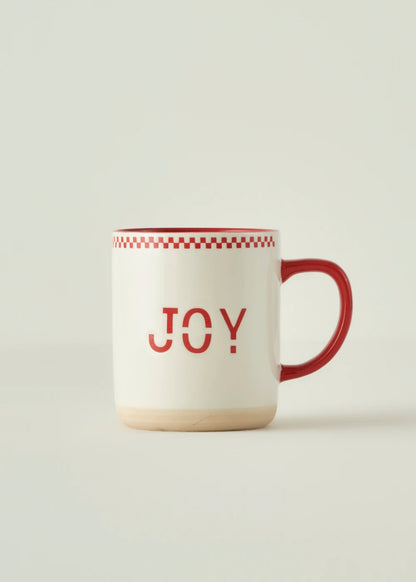 Joy Yılbaşı Stoneware Kupa Kırmızı (470 cc)