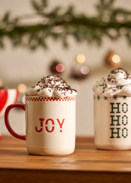 Joy Yılbaşı Stoneware Kupa Kırmızı (470 cc)