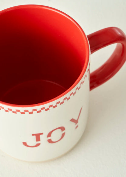 Joy Yılbaşı Stoneware Kupa Kırmızı (470 cc)