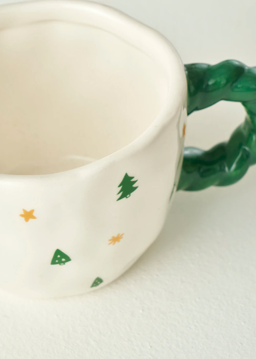 Jolly Yılbaşı Stoneware Kupa Yeşil (290 cc) - 3