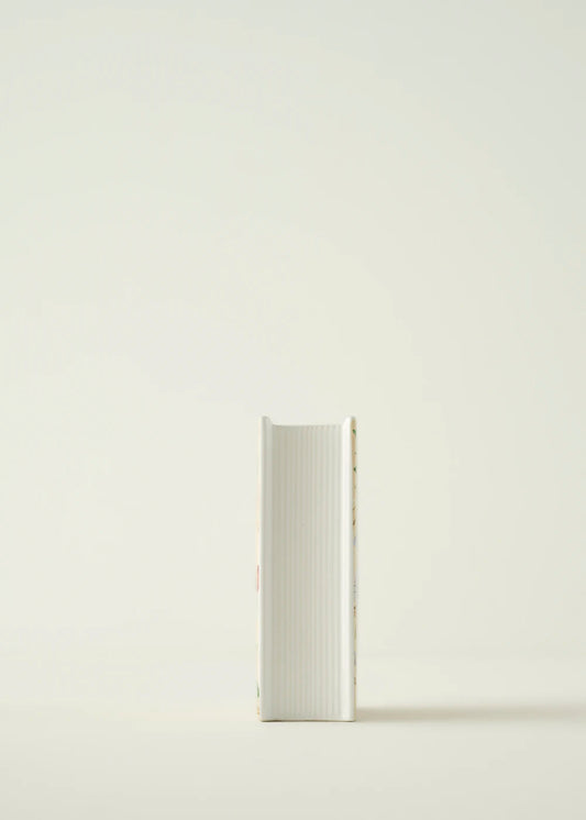 Book Seramik Vazo Krem (14x7x20 cm)