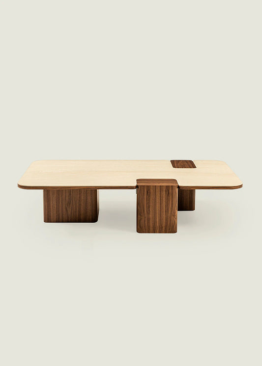 Alaca Orta Sehpa Bej (138x80x30 cm)