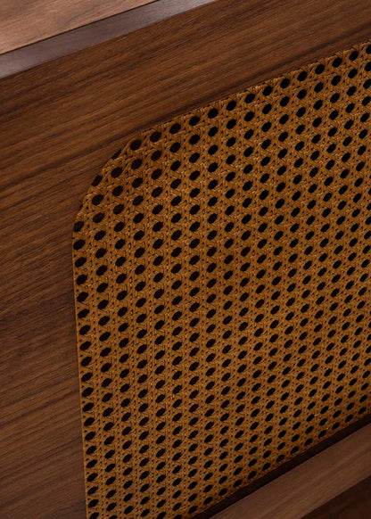 Rattan Konsol Ceviz (141x31x75 cm) - 7