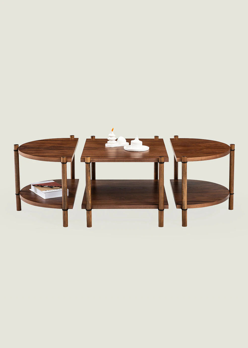 Cosmos Orta Sehpa Ceviz (76x145x48 cm) - 2