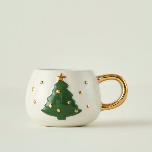 Christmas Yılbaşı Stoneware Kupa (280 cc)