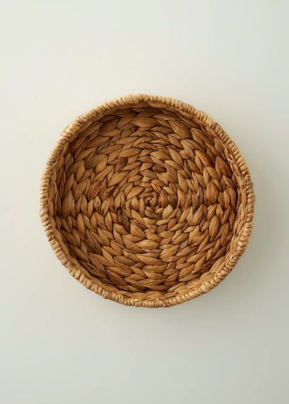 Olden Su Sümbülü Dekoratif Tepsi Naturel (28x6 cm)