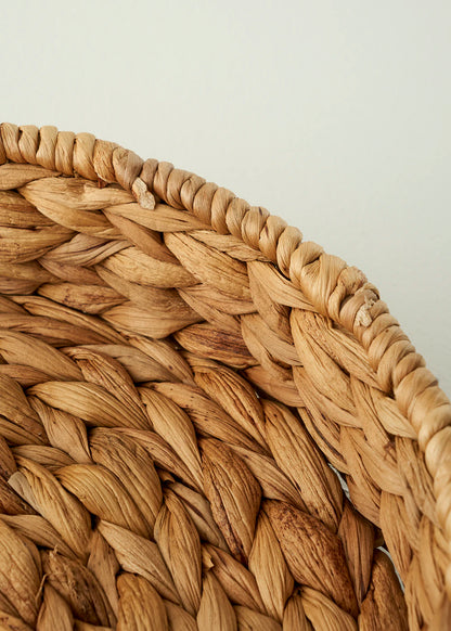 Olden Su Sümbülü Dekoratif Tepsi Naturel (28x6 cm)
