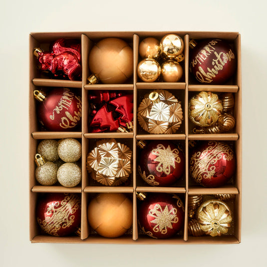 Christmas 42'li Dekoratif Süs (24x24x6 cm)