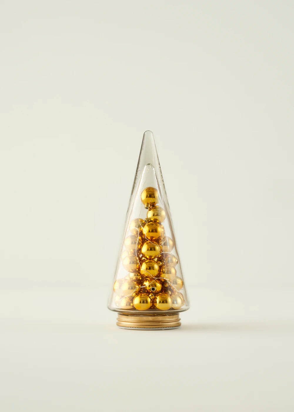 Christmas Tree Yılbaşı Ledli Aydınlatma Gold (12x12x29 cm) - 3