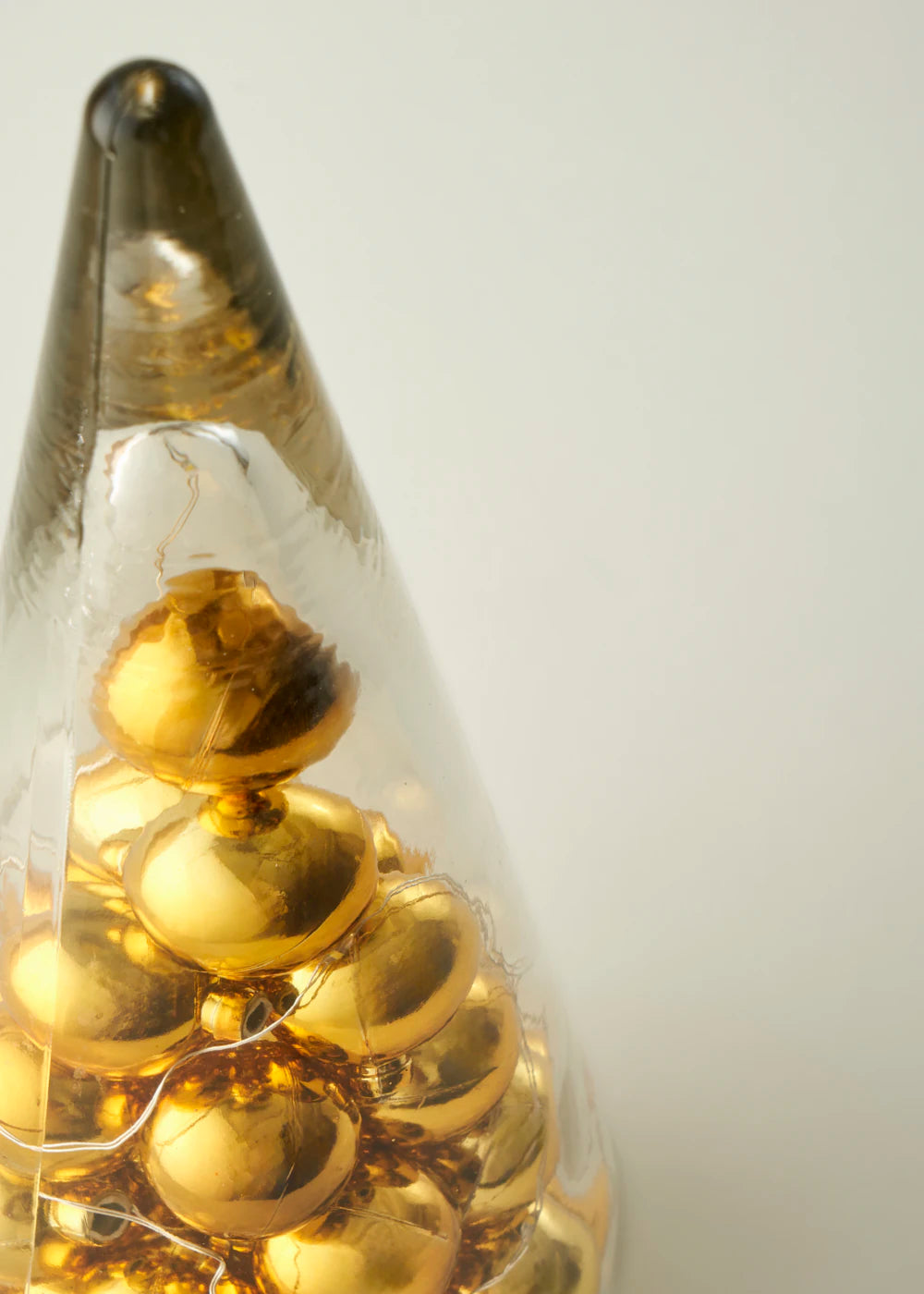 Christmas Tree Yılbaşı Ledli Aydınlatma Gold (12x12x29 cm) - 4