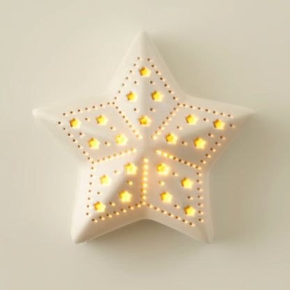 Star 2'li Yılbaşı Ledli Aydınlatma Beyaz (11x11x4 cm)