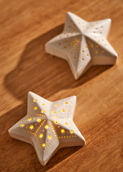 Star 2'li Yılbaşı Ledli Aydınlatma Beyaz (11x11x4 cm) - 8