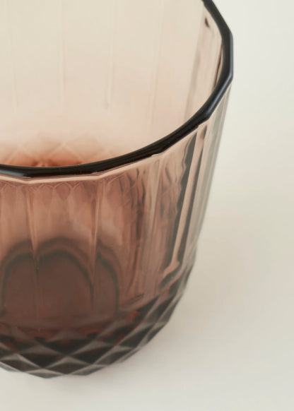 Colore Kesme Bardak-Kadeh Seti 18'li Mavi - KAHVERENGİ - Çeşitli - 4