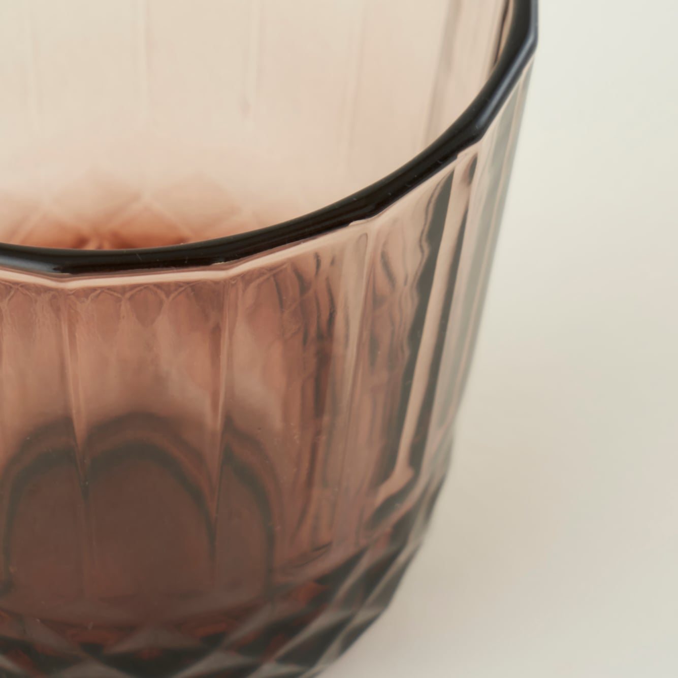 Colore Kesme Bardak 6'lı Amber (320 cc) - KAHVERENGİ - 320 cc - 2