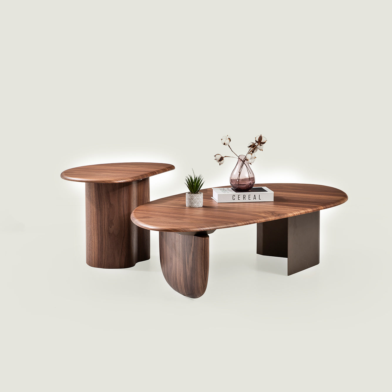 Kunlun Yan Sehpa Ceviz (43x72x47 cm) - 5