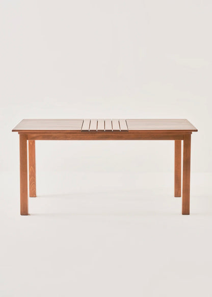 Anise Doğal Ahşap Bahçe Masası Naturel (80x120 cm) - 4