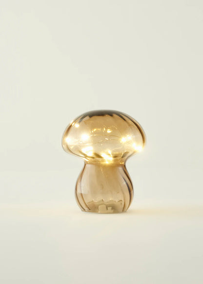 Mushroom Yılbaşı Ledli Aydınlatma Amber (14x14x15 cm) - 3