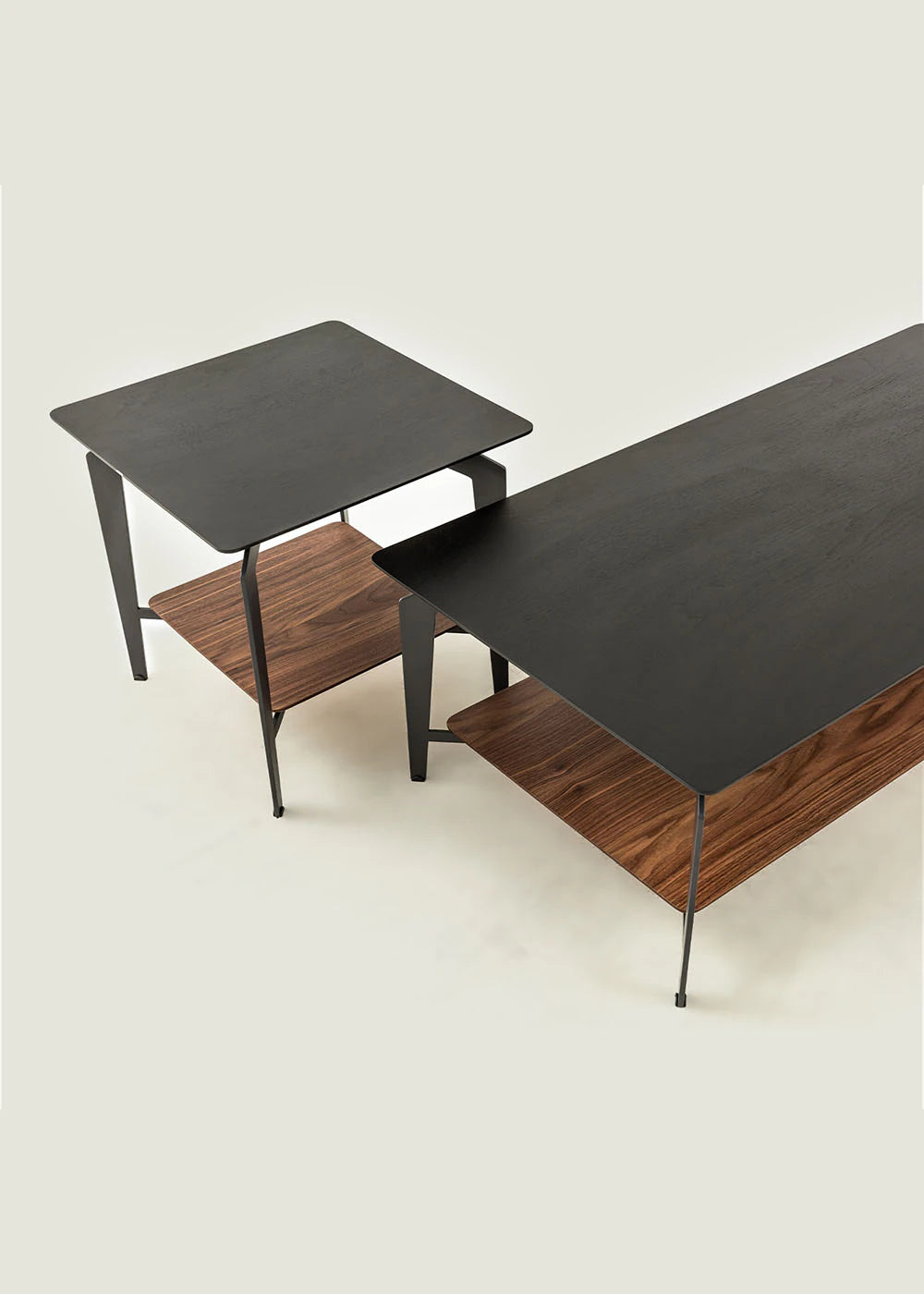 Santa Yan Sehpa Siyah (55x55x52 cm) - 130x68x42 cm - SİYAH - 2