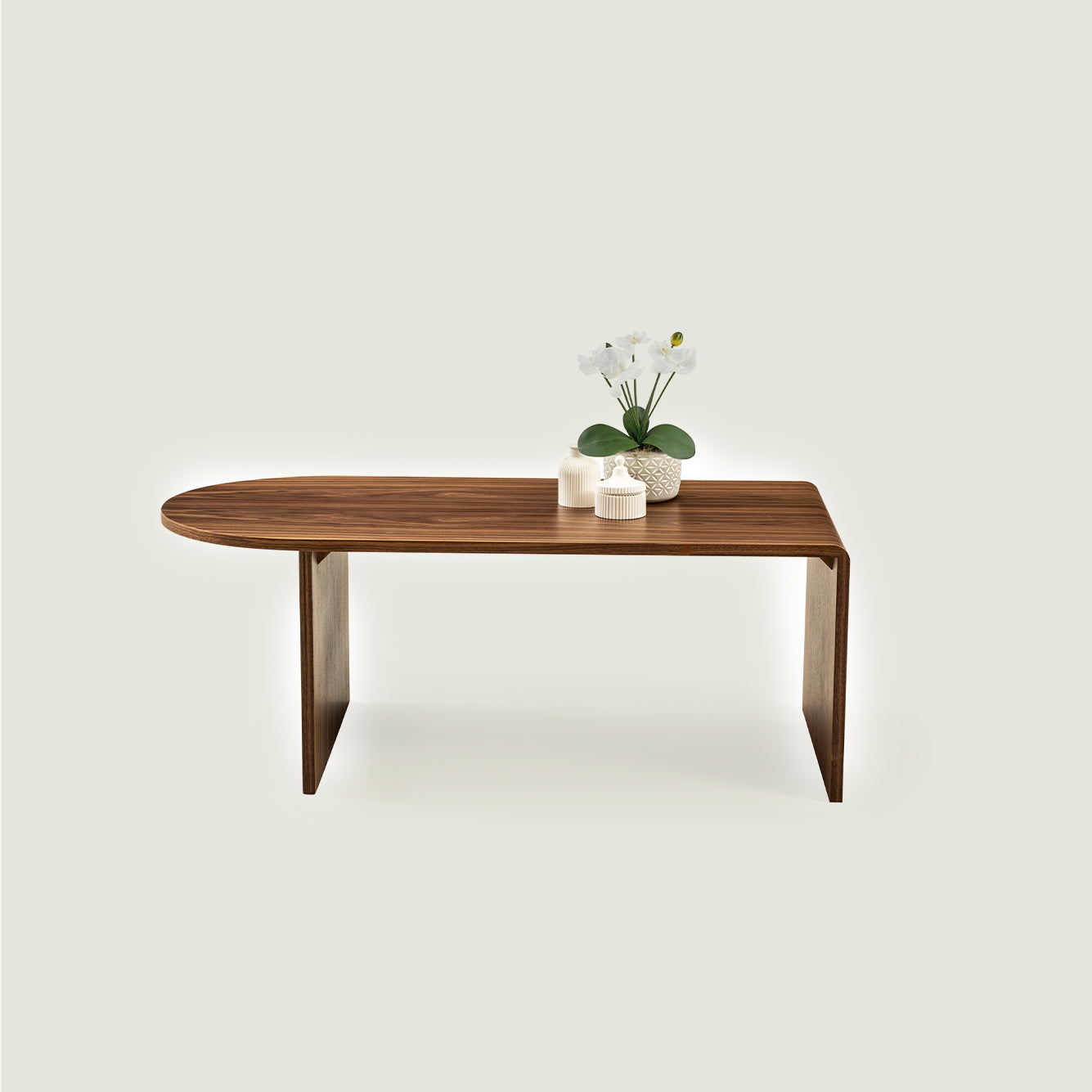 Bucky Orta Sehpa Bej (136x68x36 cm) - 104x50x40 cm - CEVİZ - 2