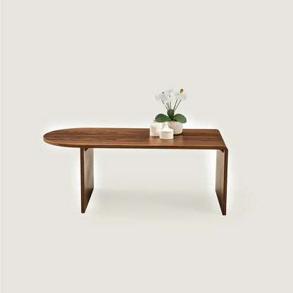 Bucky Orta Sehpa Bej (136x68x36 cm) - 104x50x40 cm - CEVİZ - 2