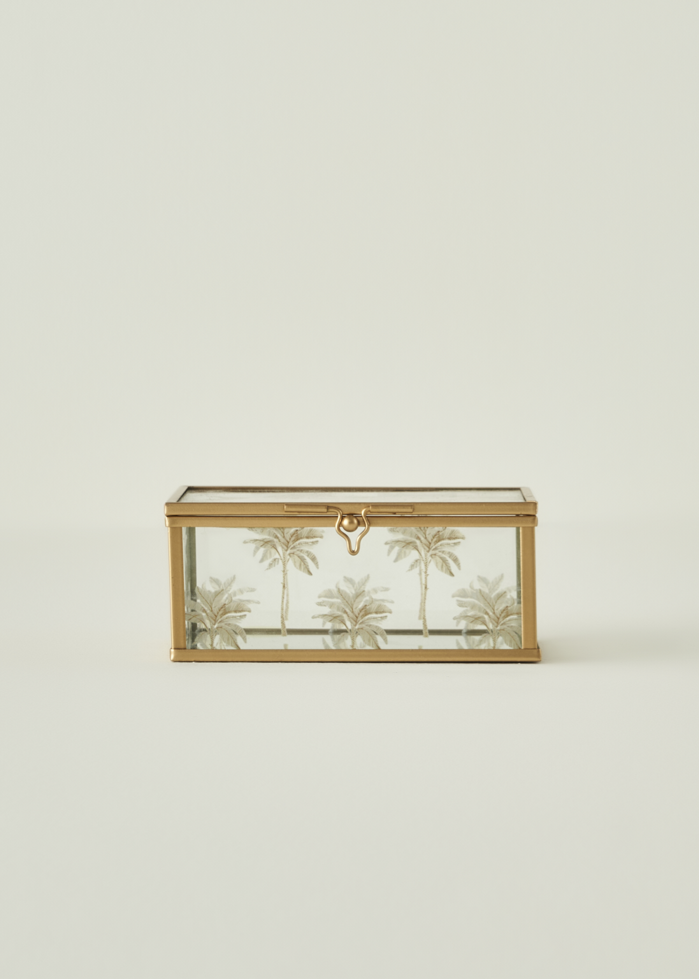 Palm Dekoratif Kutu Gold (10x13x5 cm)