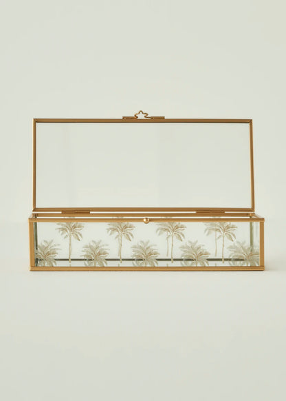 Palm Dekoratif Kutu Gold (10x13x5 cm) - 10x22x5 cm - GOLD 1 - 3