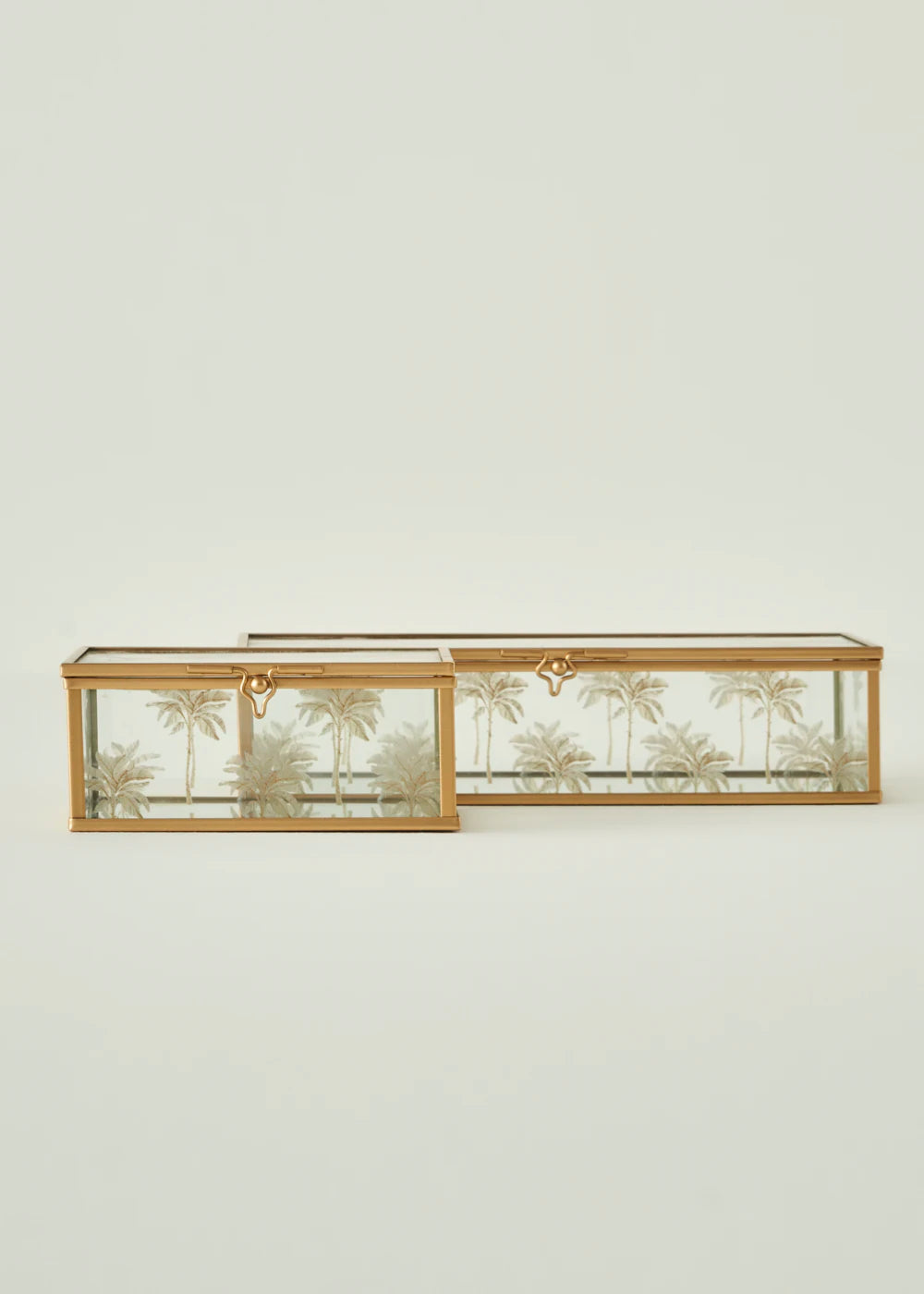 Palm Dekoratif Kutu Gold (10x13x5 cm) - 10x22x5 cm - GOLD 1 - 5
