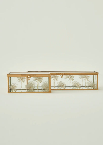 Palm Dekoratif Kutu Gold (10x13x5 cm) - 10x22x5 cm - GOLD 1 - 5