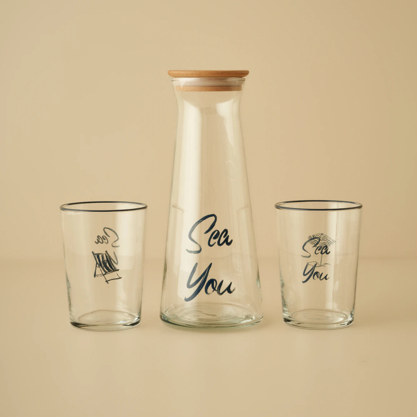 Marine 5 Parça Su Seti Mavi