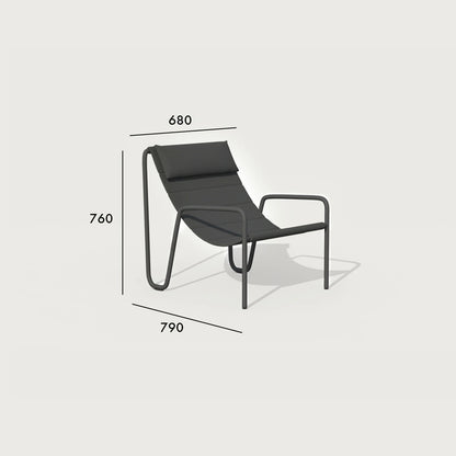 Torven 3'lü Bahçe Koltuğu Antrasit (61x180x78 cm) - 76x79x68 cm - ANTRASİT - 2