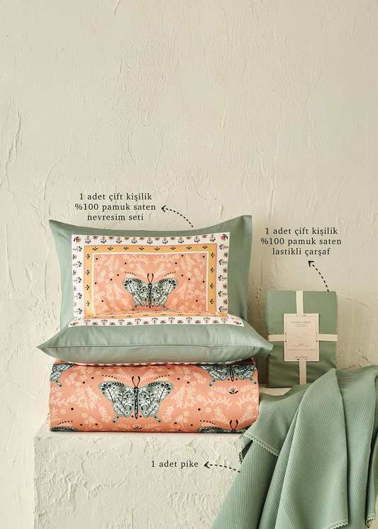 Butterfly 5 Parça Yatak Odası Seti