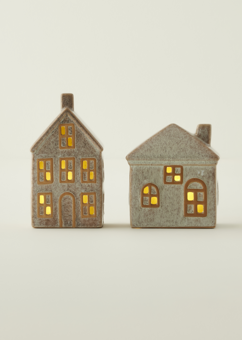 Home Yılbaşı Ledli Aydınlatma Bej (11x7x11 cm) - 4