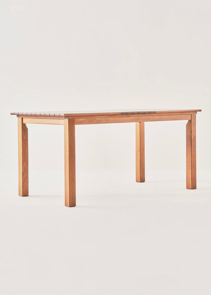 Anise Doğal Ahşap Bahçe Masası Naturel (80x140 cm)