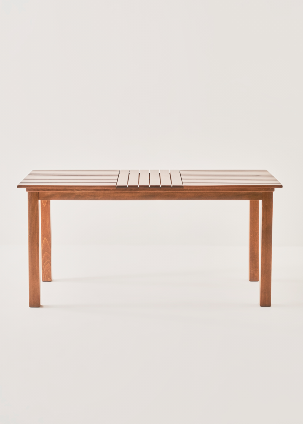 Anise Doğal Ahşap Bahçe Masası Naturel (80x120 cm) - 80x140 cm - NATUREL - 4