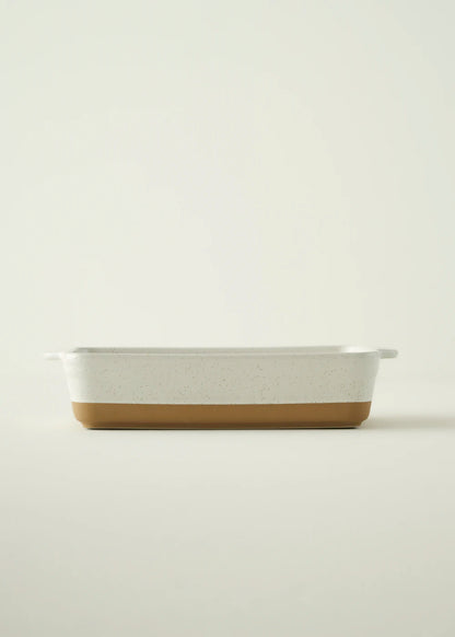 Margot Stoneware Fırın Kabı Beyaz (33,1x19,6x7 cm)