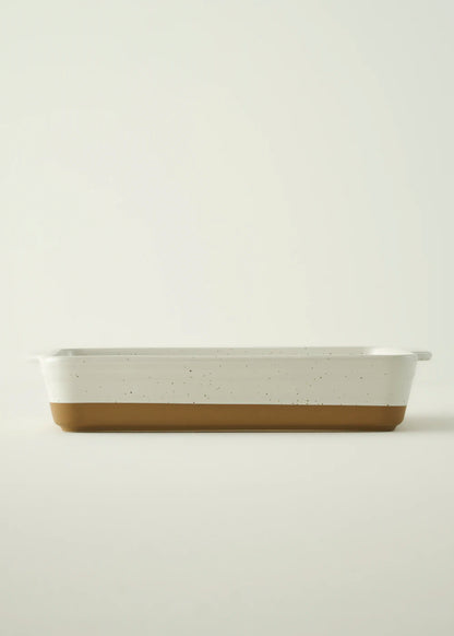 Margot Stoneware Fırın Kabı Beyaz (38,7x24,2x7,2 cm)