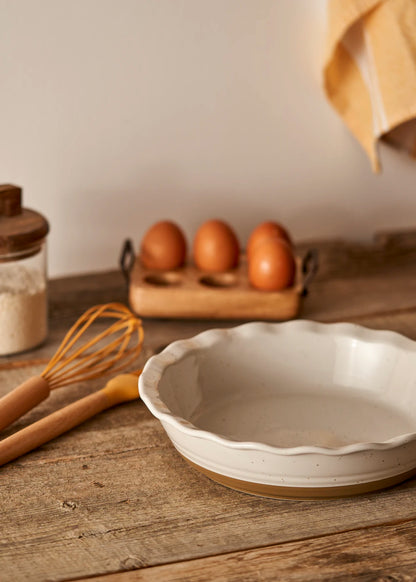 Margot Stoneware Fırın Kabı Beyaz (25,7x6,3 cm)