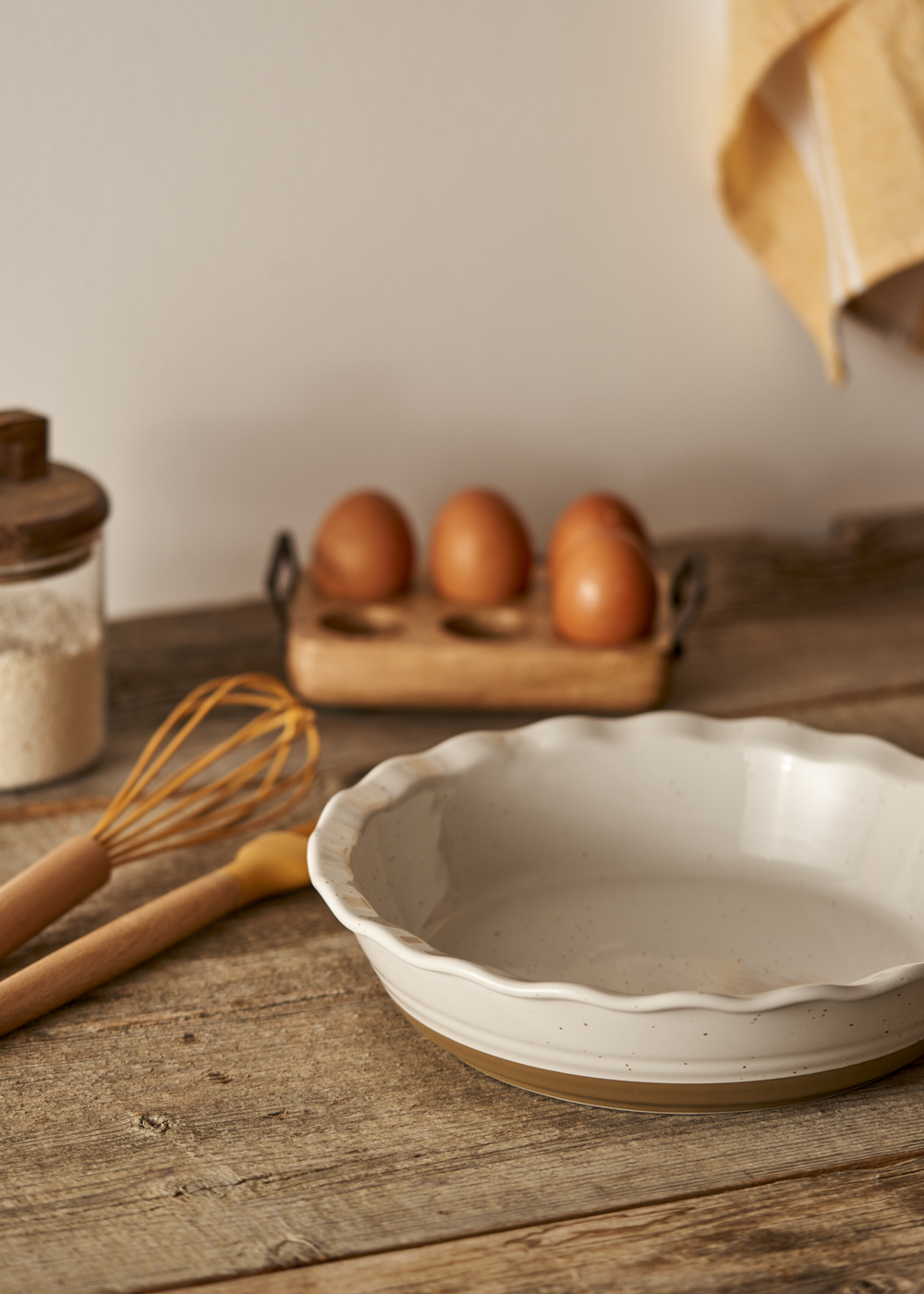 Margot Stoneware Fırın Kabı Beyaz (25,7x6,3 cm)