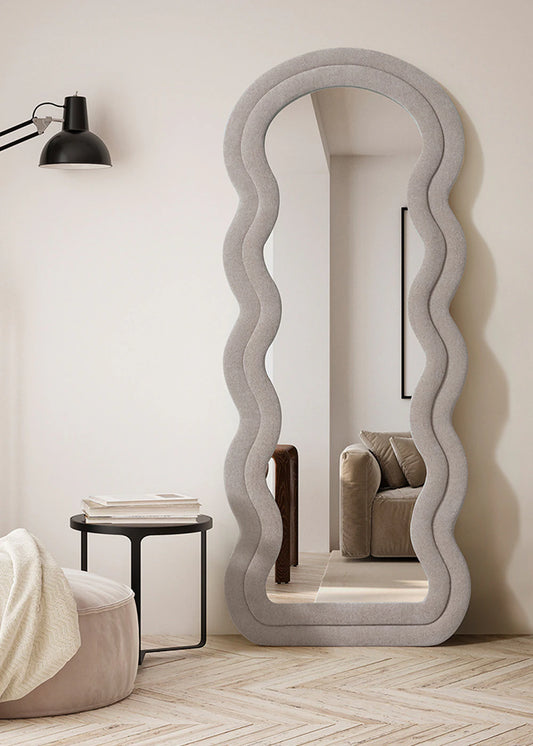 Curved Boy Aynası Bej (70x170 cm)