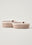 %100 Pamuk Brezia Oval Sepet 2'li Krem