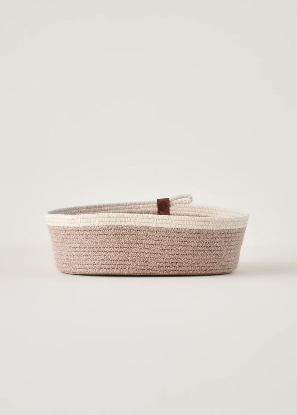 %100 Pamuk Brezia Oval Sepet 2'li Krem - 2