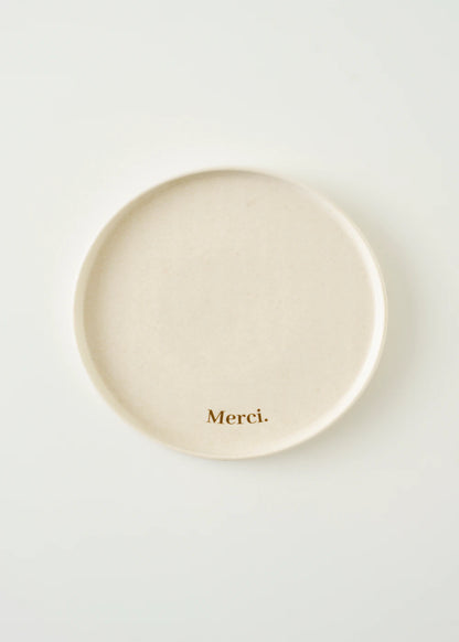 Parisien Porselen Servis Tabağı Krem (25 cm)