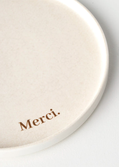 Parisien Porselen Servis Tabağı Krem (25 cm)