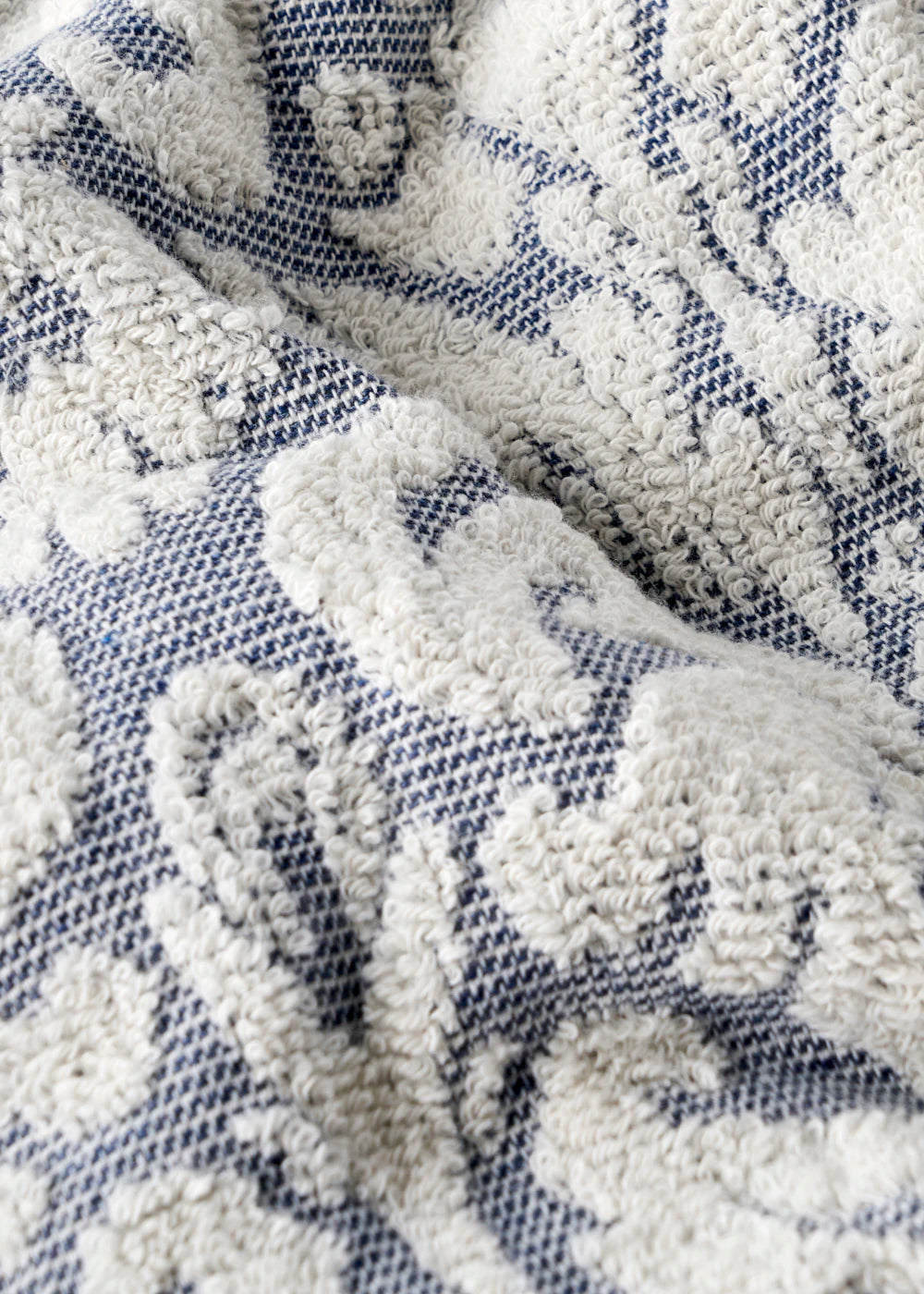 %100 Pamuk Colin Yüz Havlusu 2'li Lacivert (50x90 cm) - 2