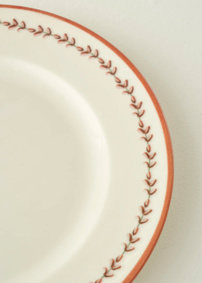 Rose 6'lı Porselen Pasta Tabağı Seti (21 cm) - 3