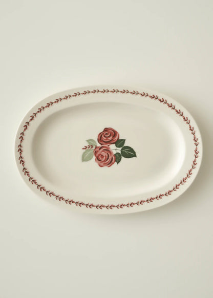 Rose Porselen Sunum Tabağı (30 cm)